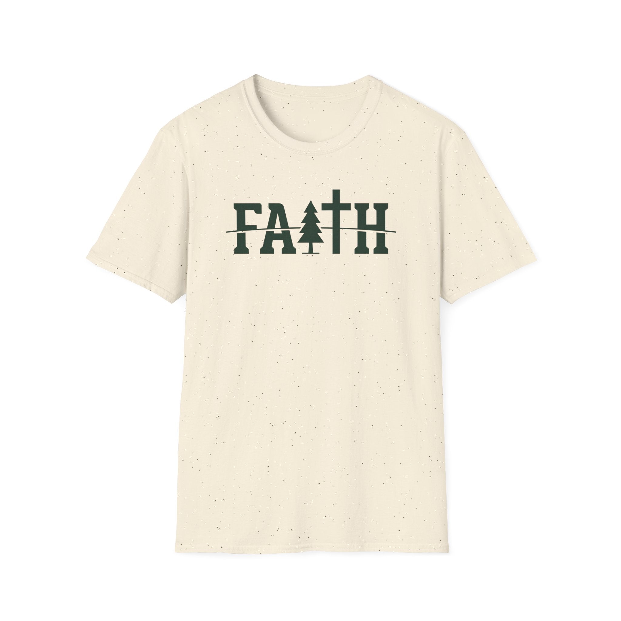 "FAITH" Outdoor Hiking Camping Fun T-Shirt Designed For The Faithful