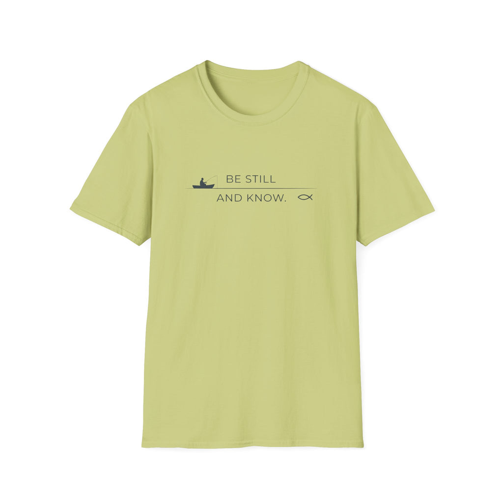 Be Still and Know Outdoor Fishing T-Shirt