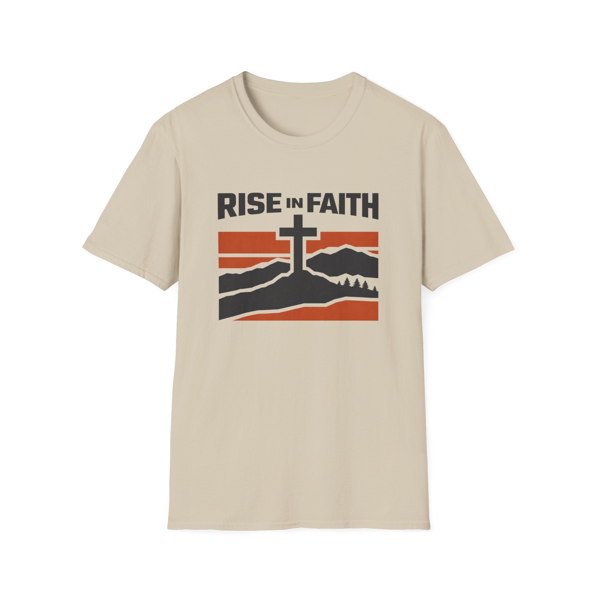 Rise In Faith Outdoor Camping Fishing T-Shirt For The Faithful