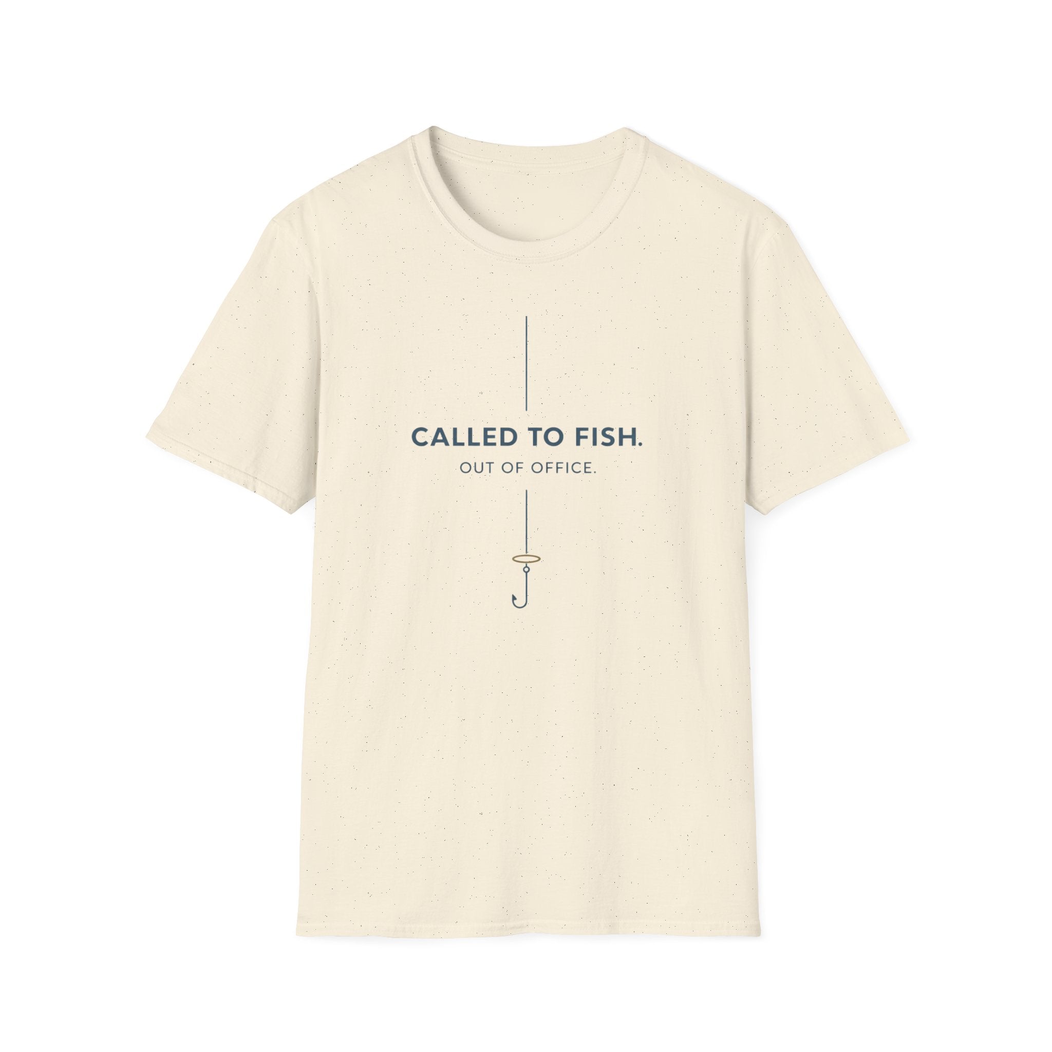 Called To Fish, Out Of Office Funny Outdoor Fishing Camping T-Shirt Designed For The Faithful