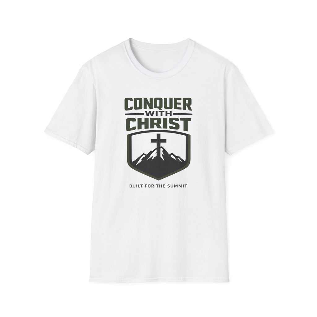 Conquer With Christ - Built For The Summit T-Shirt