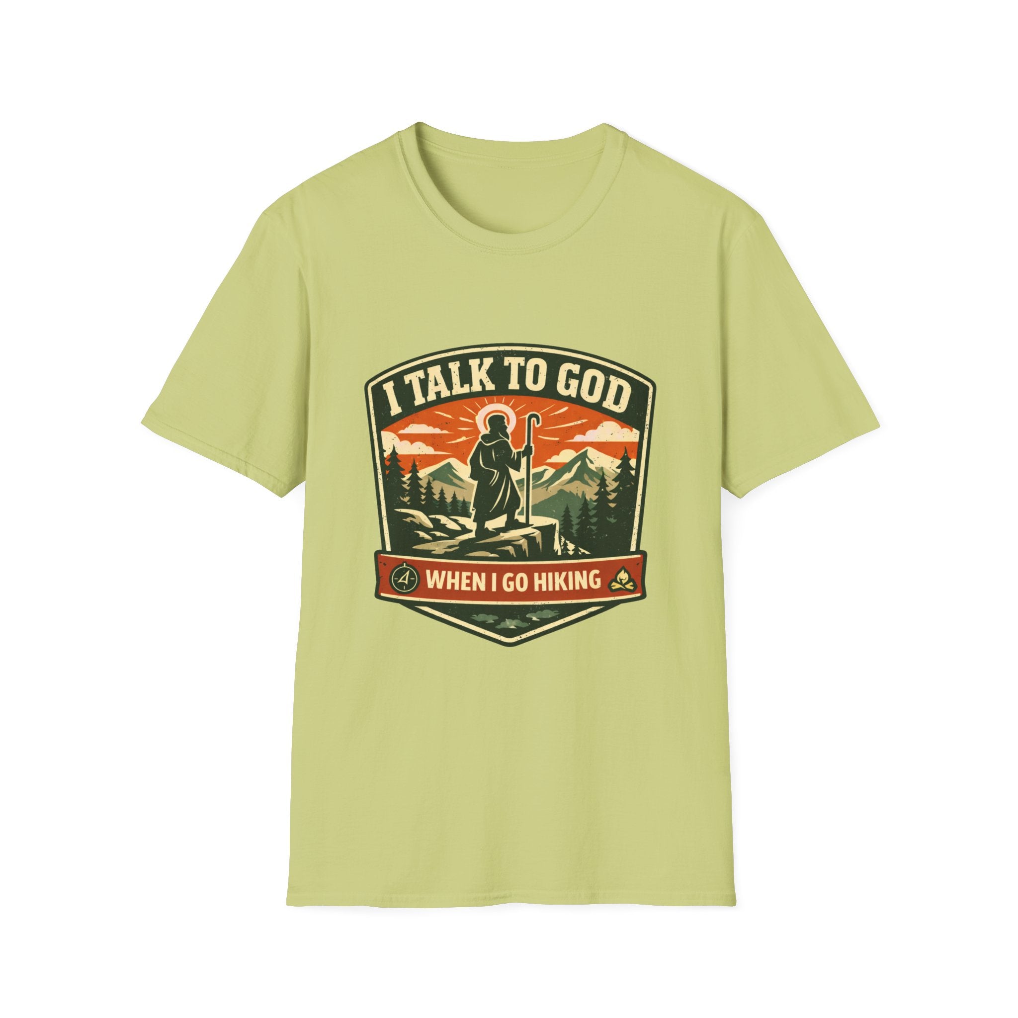 I Talk To God When I Go Hiking T-Shirt