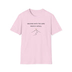 Walking With The Lord, Mostly Uphill Outdoor T-Shirt