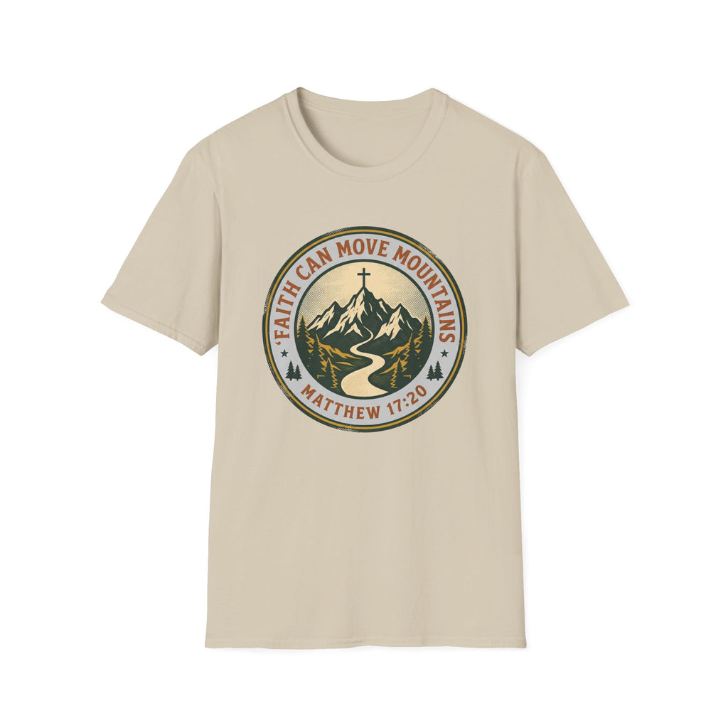 Faith Can Move Mountains Matthew 17:20 T-Shirt