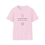 My Quiet Time. Requires A Campsite Funny Outdoor Hiking Camping T-Shirt Designed For The Faithful