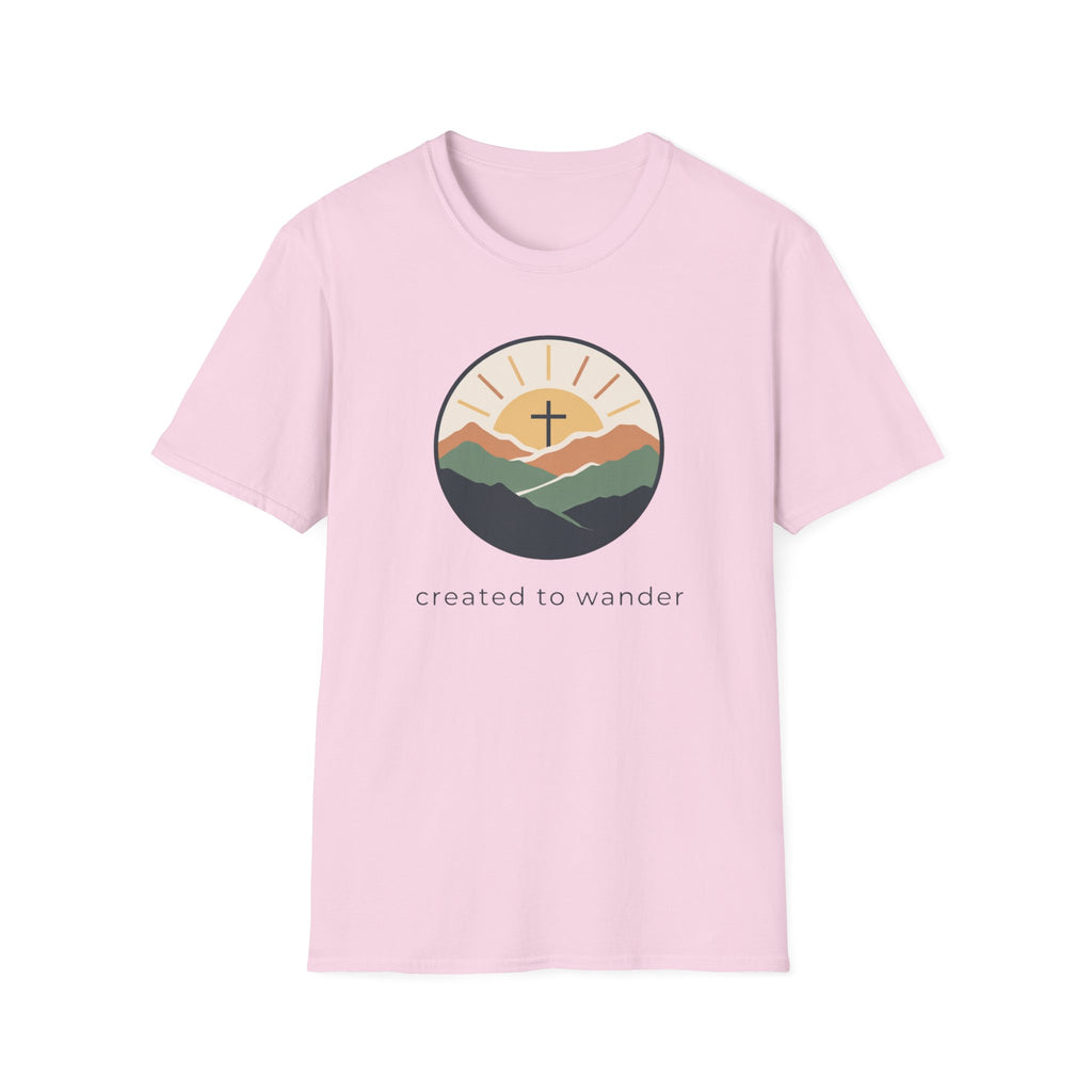 Created To Wander Outdoor Design For The Faithful T-Shirt