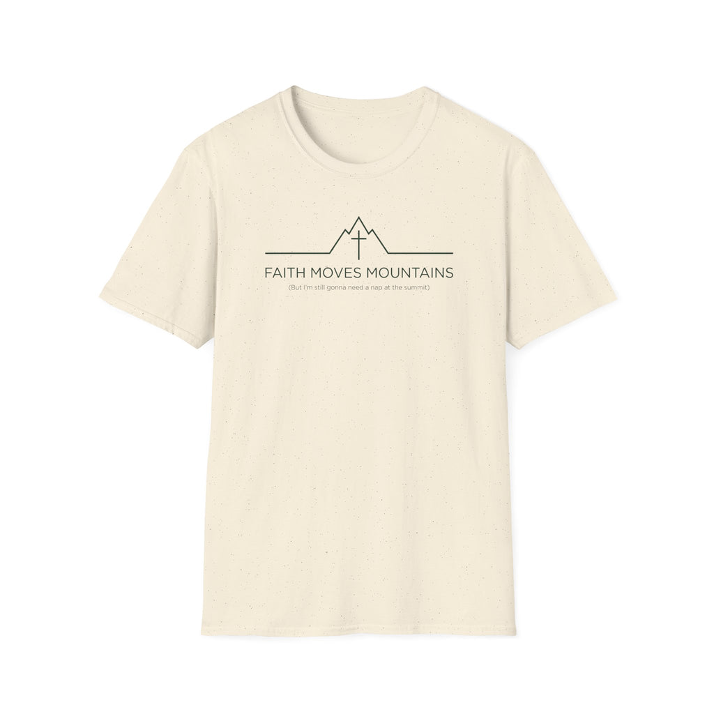 Faith Moves Mountains Outdoor T-Shirt