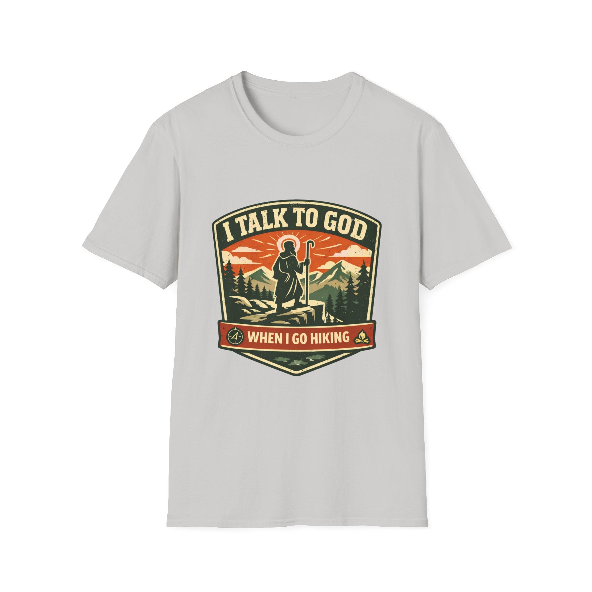 I Talk To God When I Go Hiking T-Shirt