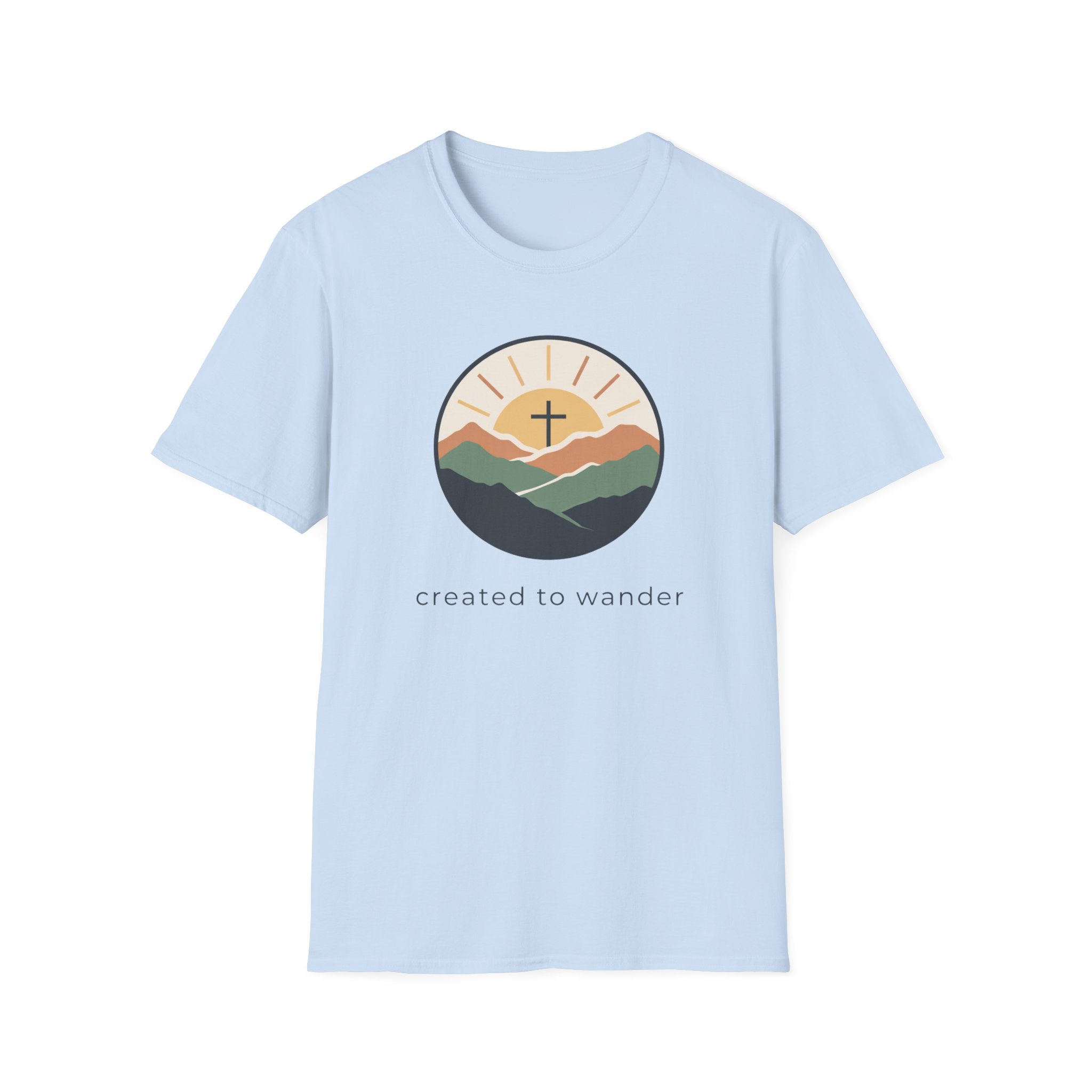 Created To Wander Outdoor Design For The Faithful T-Shirt