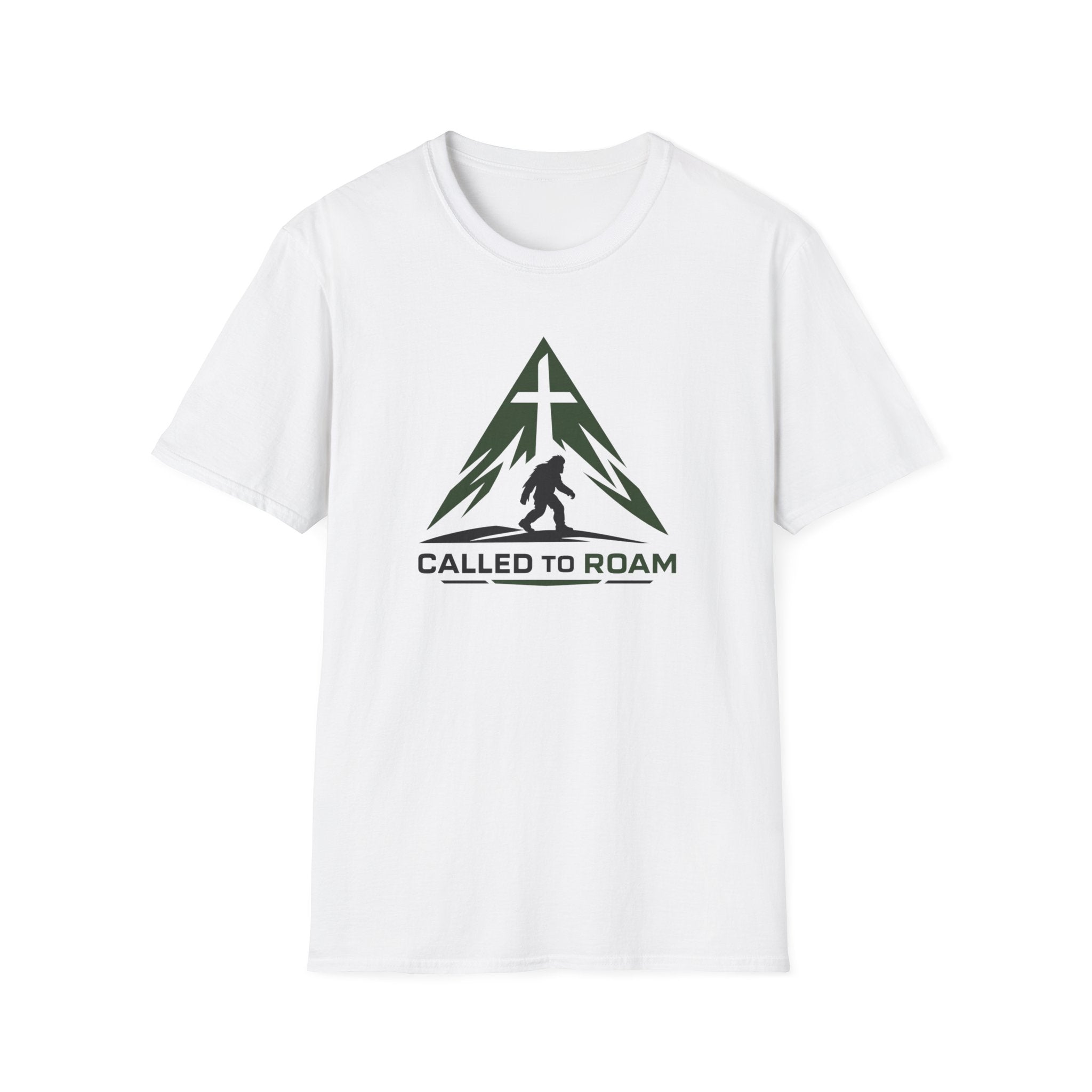 Called To Roam Bigfoot Outdoor Hiking Camping T-Shirt Designed For The Faithful