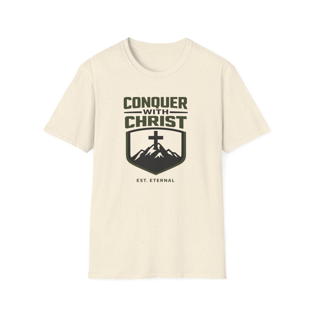 Conquer With Christ Est. Eternal Outdoor T-Shirt