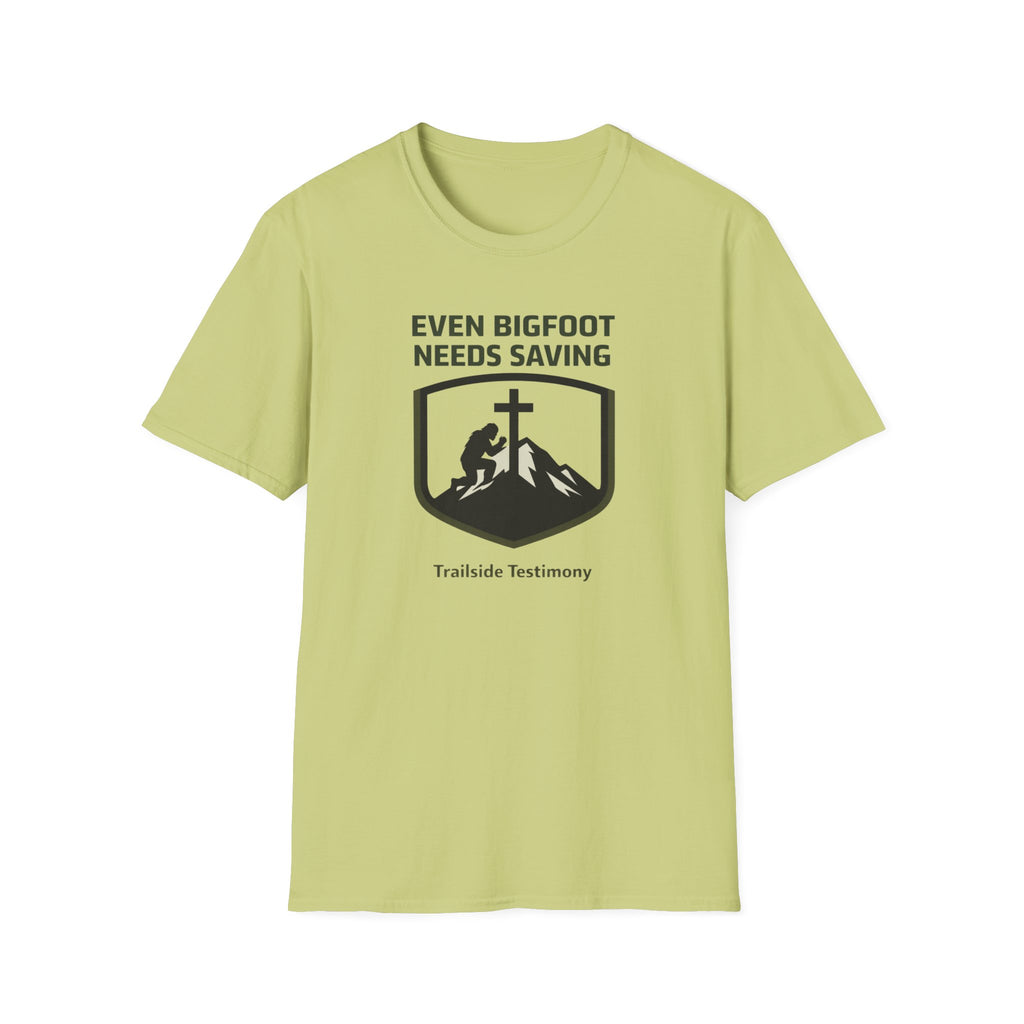Even Bigfoot Needs Saving Outdoor T-Shirt