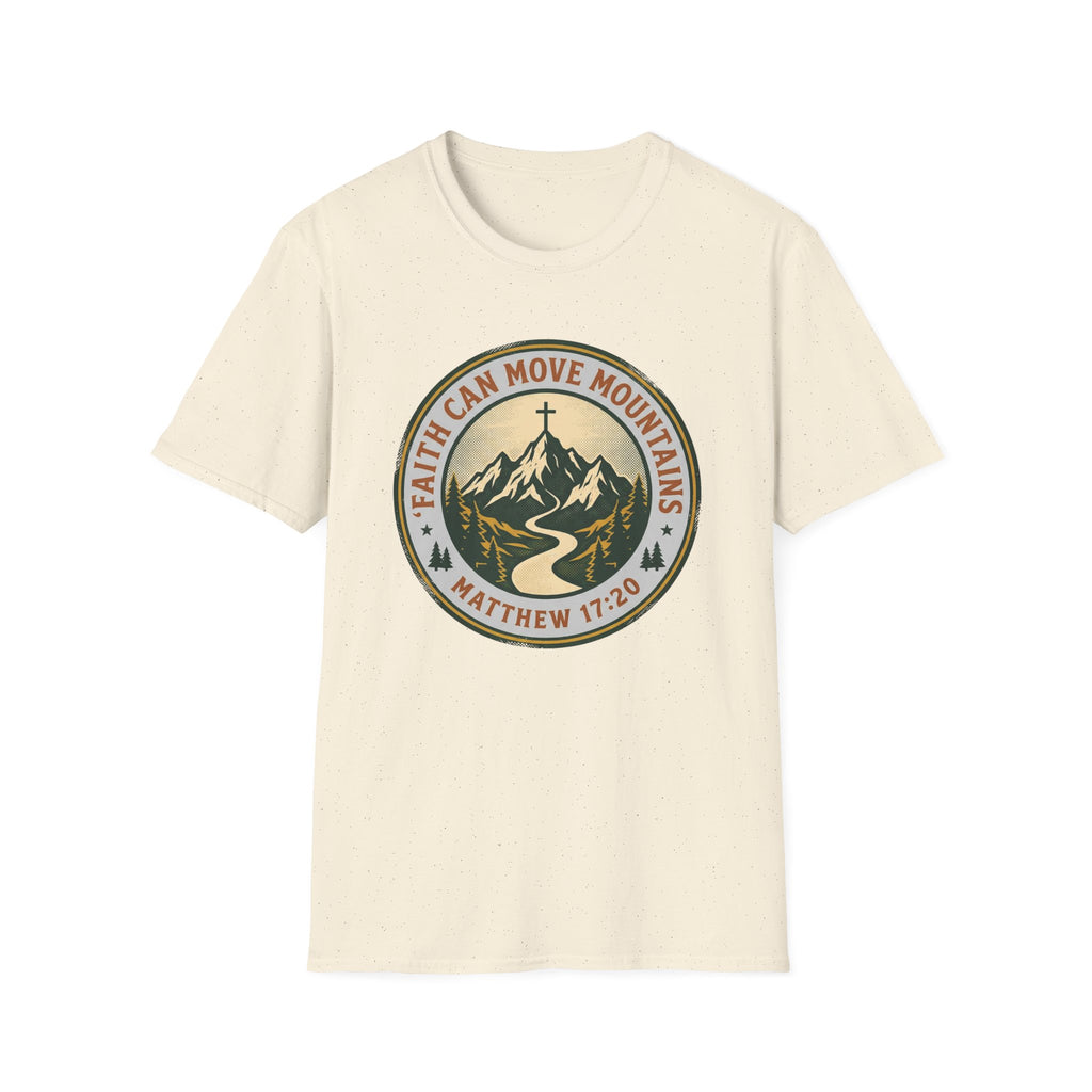 Faith Can Move Mountains Matthew 17:20 T-Shirt