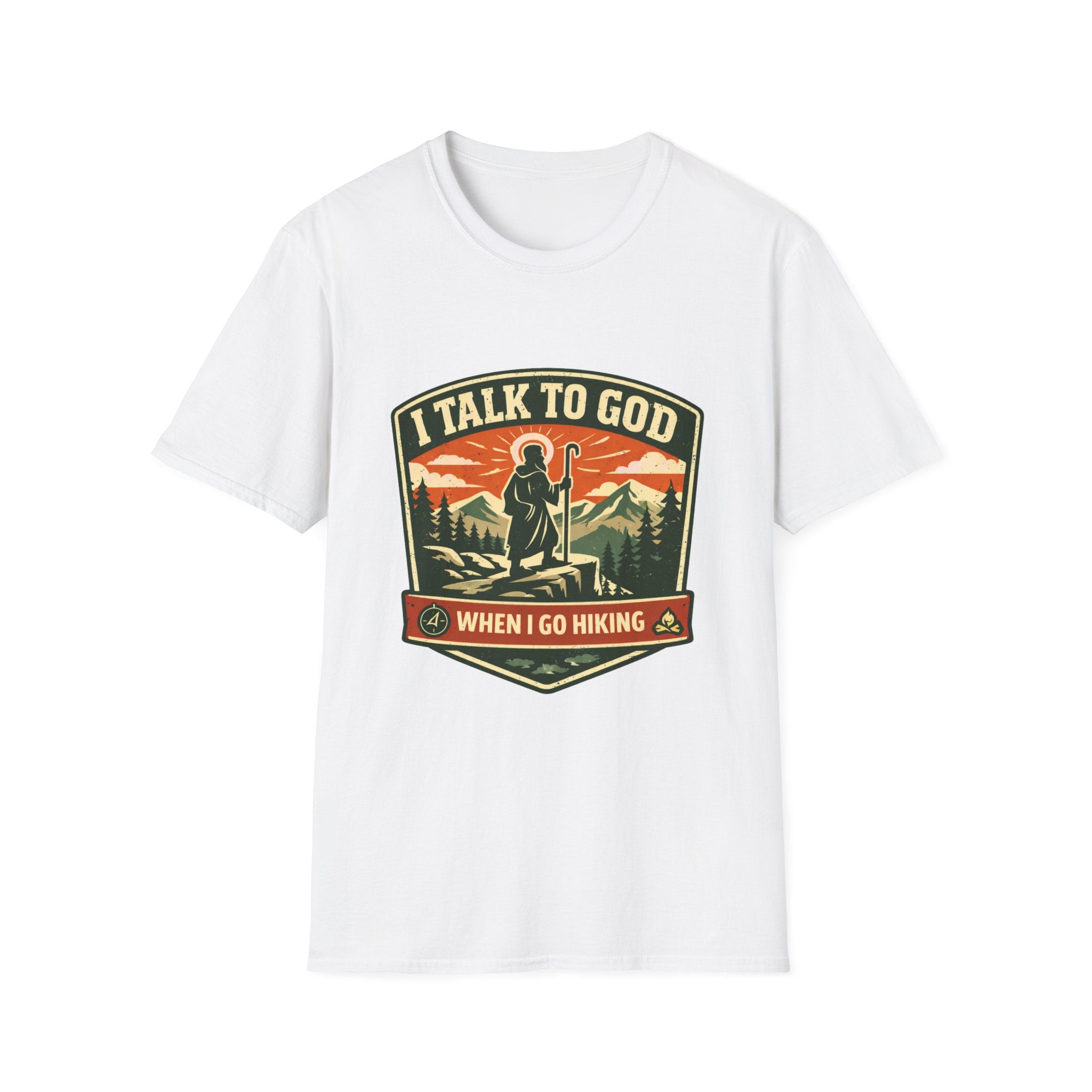 I Talk To God When I Go Hiking T-Shirt