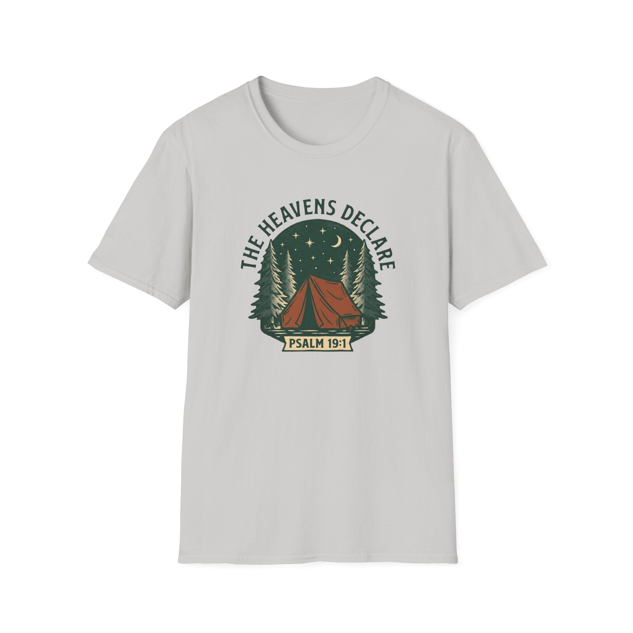 The Heavens Declare Psalm 19:1 Outdoor Camping T-Shirt Designed For The Faithful