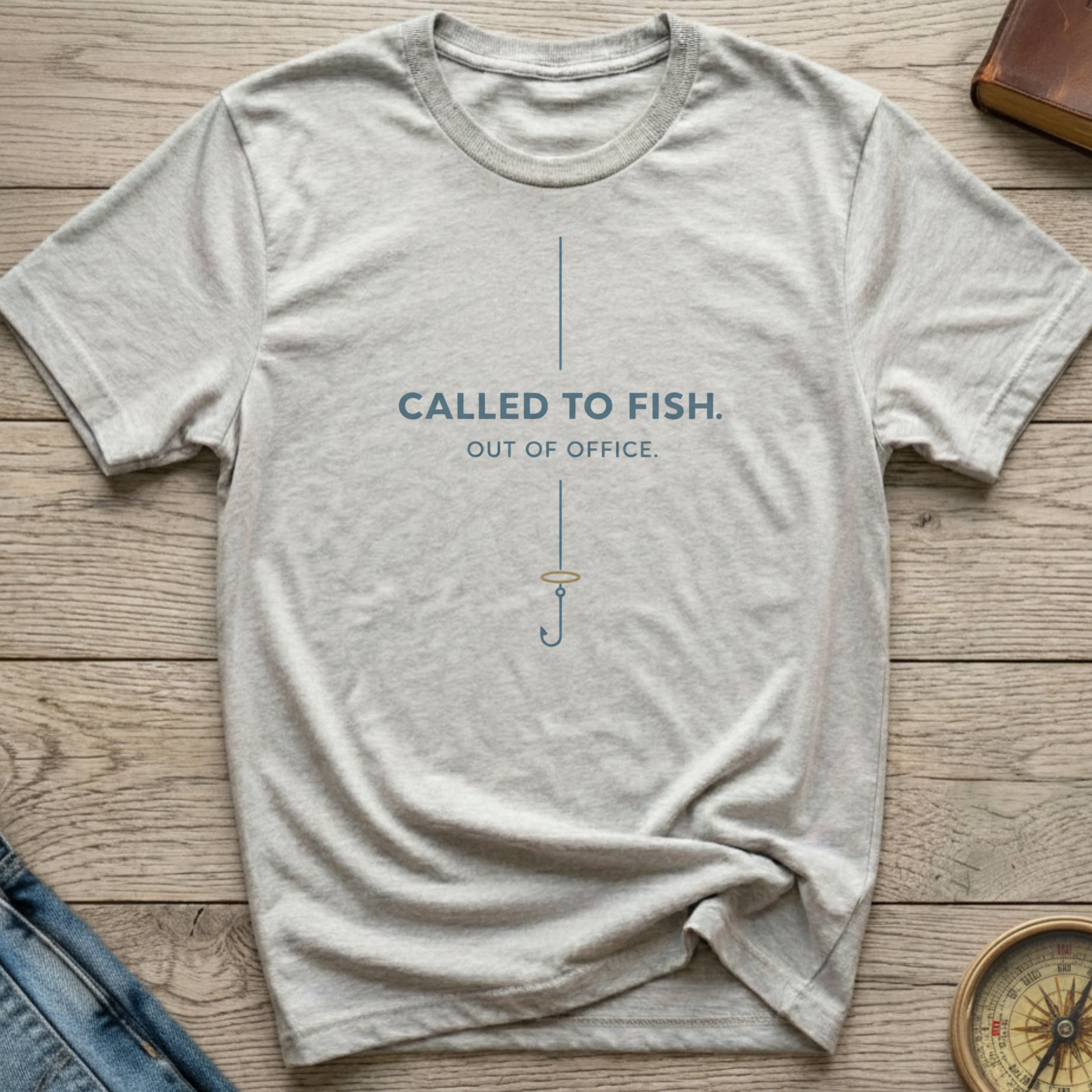 Called To Fish, Out Of Office Funny Fishing T-Shirt